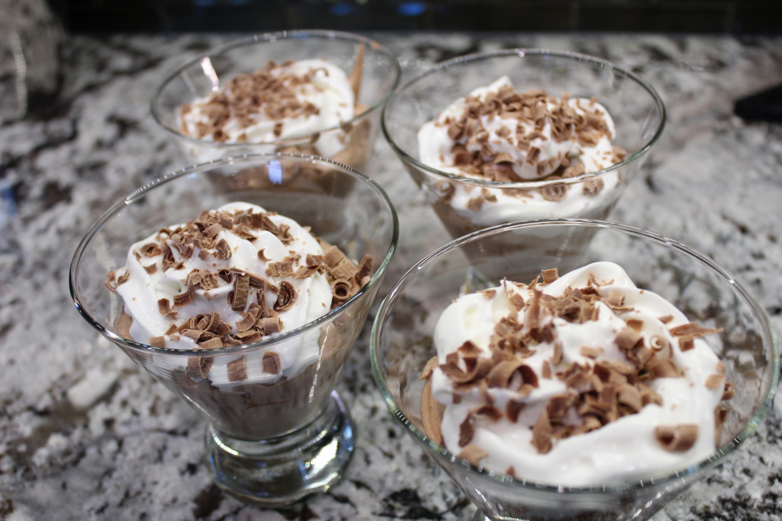 Boozy Chocolate Pudding - He Cooks 4 Me